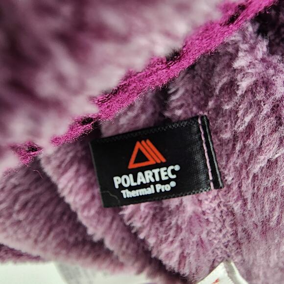 Patagonia Kids Re-Tool Purple Half Snap Pullover Sweater Size XL - Picture 4 of 5